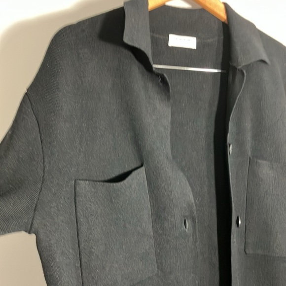 Aritzia Babaton Society sweater cardigan black size small - Picture 4 of 8